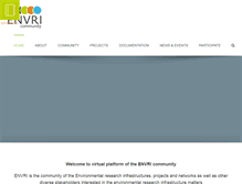 Tablet Screenshot of envri.eu